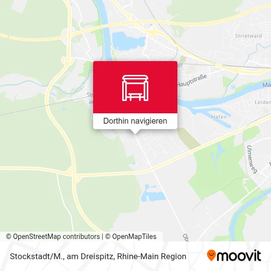 Stockstadt/M., am Dreispitz Karte