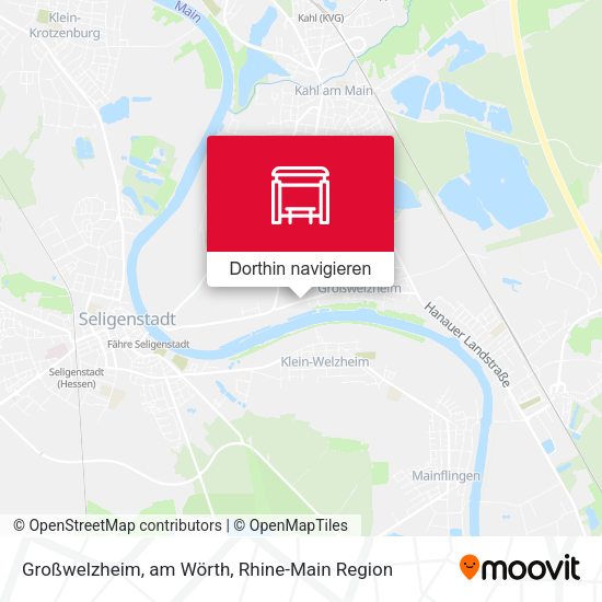 Großwelzheim, am Wörth Karte