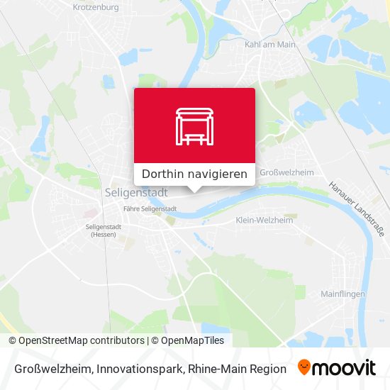 Großwelzheim, Innovationspark Karte