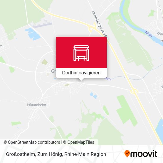 Großostheim, Zum Hönig Karte