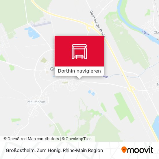Großostheim, Zum Hönig Karte