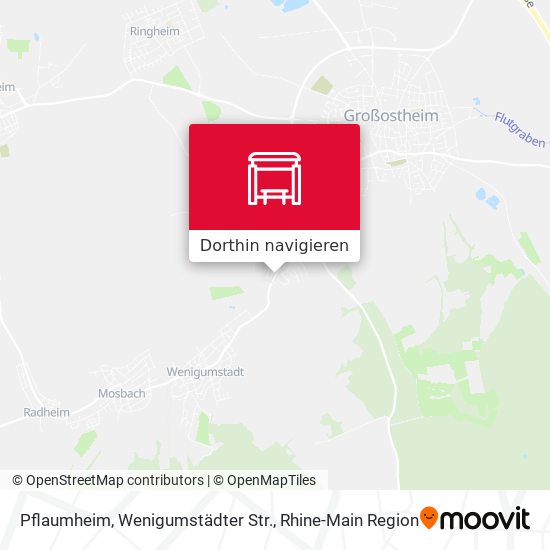 Pflaumheim, Wenigumstädter Str. Karte