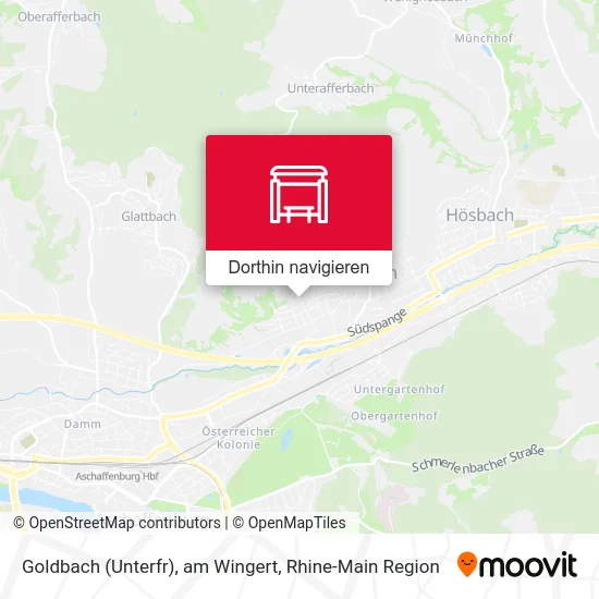 Goldbach (Unterfr), am Wingert Karte