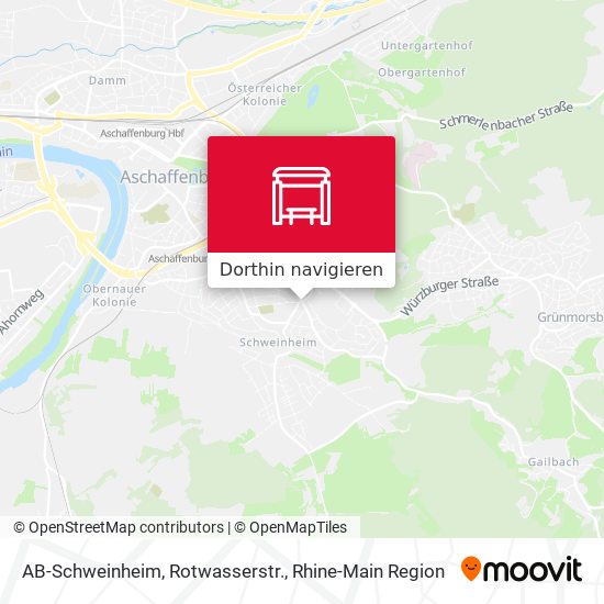 AB-Schweinheim, Rotwasserstr. Karte