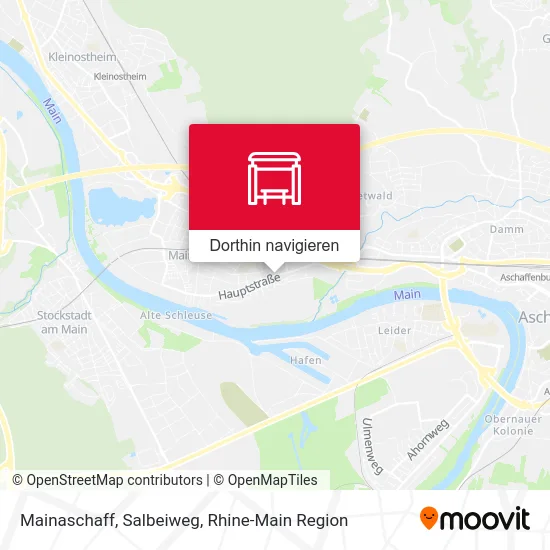 Mainaschaff, Salbeiweg Karte