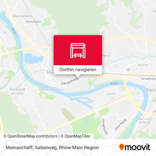 Mainaschaff, Salbeiweg Karte