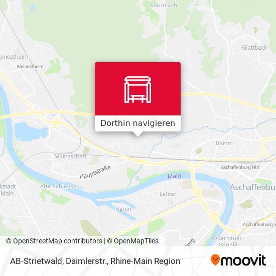 AB-Strietwald, Daimlerstr. Karte