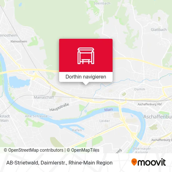 AB-Strietwald, Daimlerstr. Karte