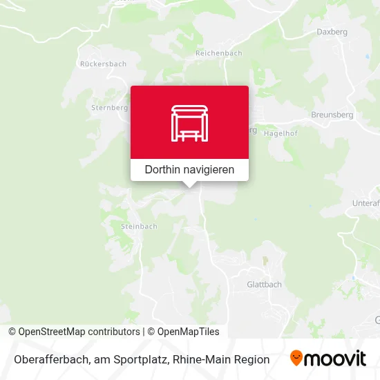 Oberafferbach, am Sportplatz Karte