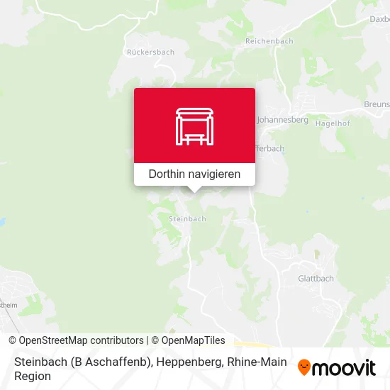 Steinbach (B Aschaffenb), Heppenberg Karte