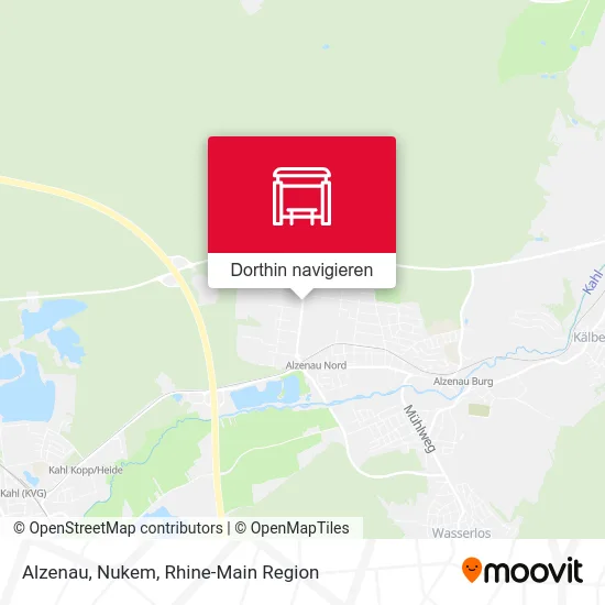 Alzenau, Nukem Karte