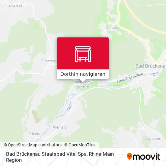 Bad Brückenau Staatsbad Vital Spa Karte
