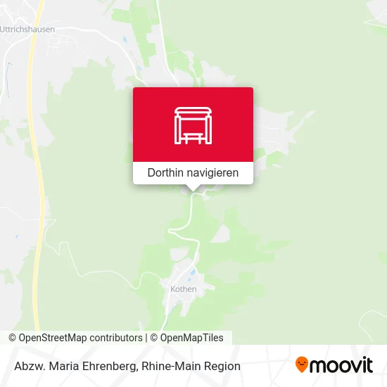 Abzw. Maria Ehrenberg Karte