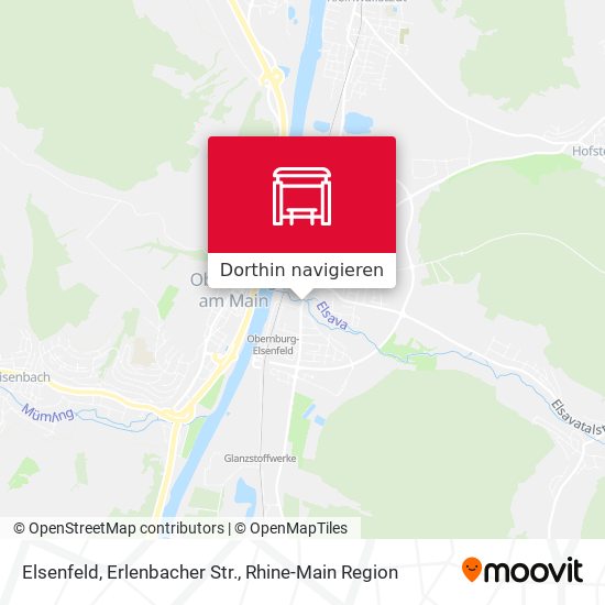Elsenfeld, Erlenbacher Str. Karte