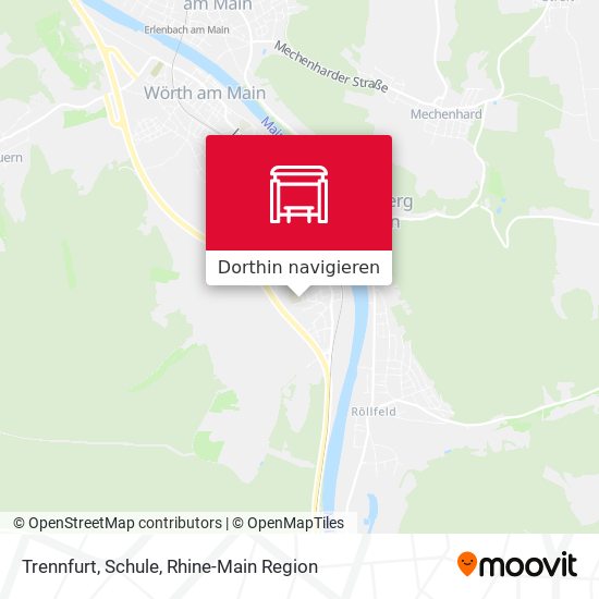 Trennfurt, Schule Karte