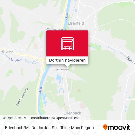 Erlenbach/M., Dr.-Jordan-Str. Karte