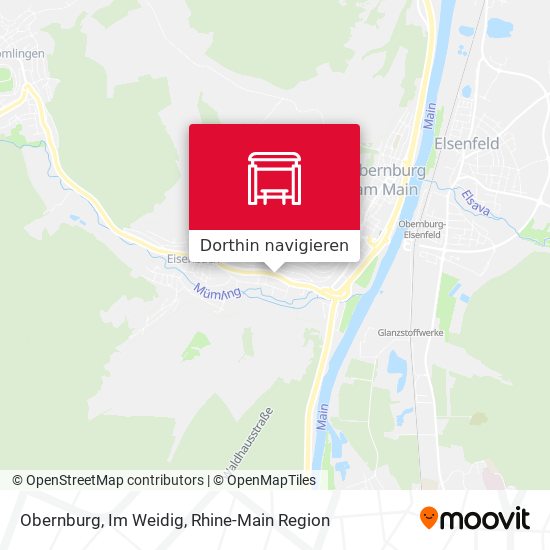 Obernburg, Im Weidig Karte