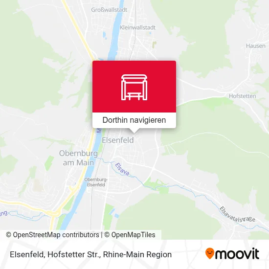 Elsenfeld, Hofstetter Str. Karte