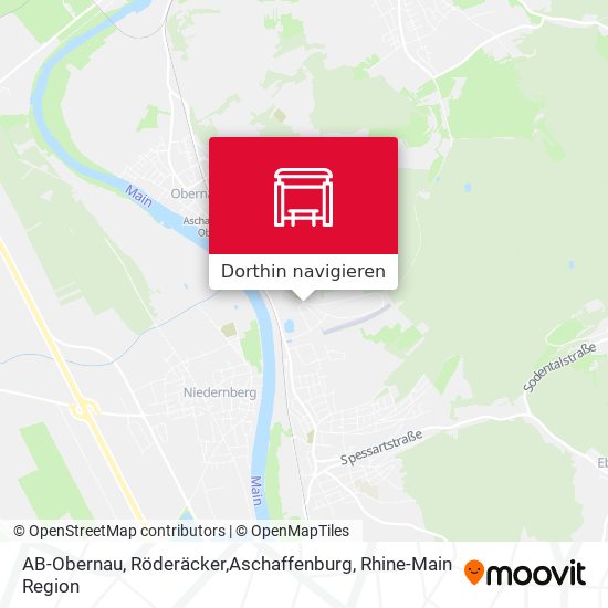 AB-Obernau, Röderäcker,Aschaffenburg Karte