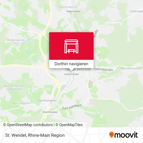 St. Wendel Karte