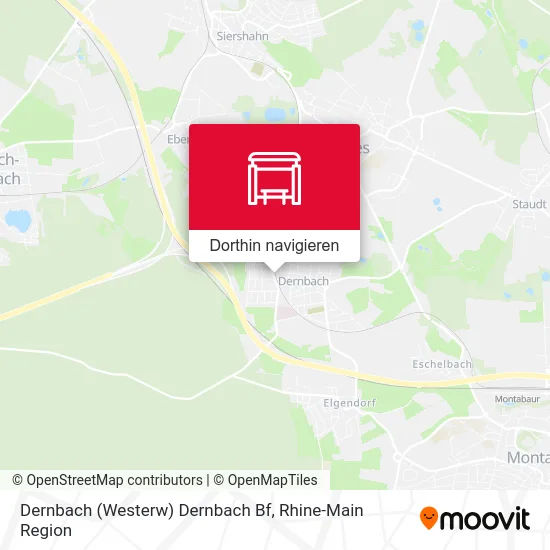 Dernbach (Westerw) Dernbach Bf Karte