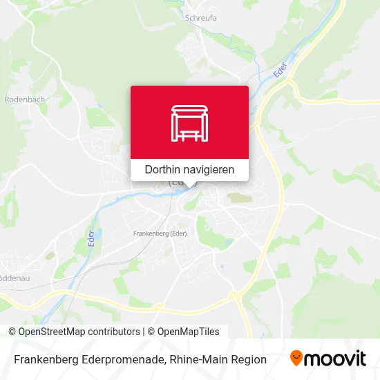 Frankenberg Ederpromenade Karte
