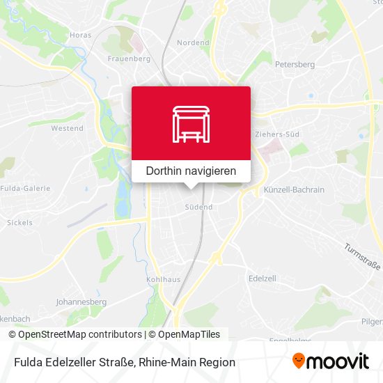 Fulda Edelzeller Straße Karte