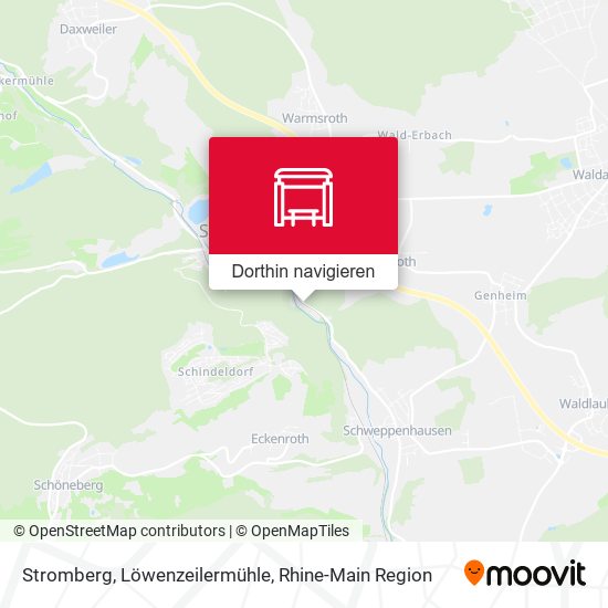 Stromberg, Löwenzeilermühle Karte