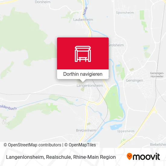 Langenlonsheim, Realschule Karte