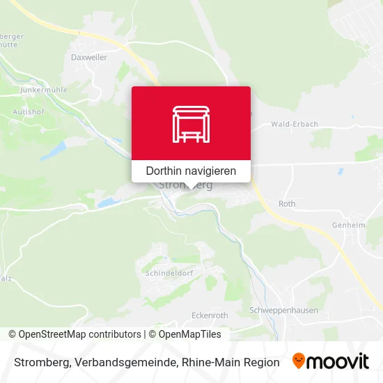Stromberg, Verbandsgemeinde Karte