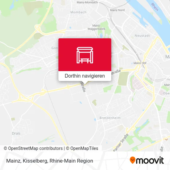 Mainz, Kisselberg Karte