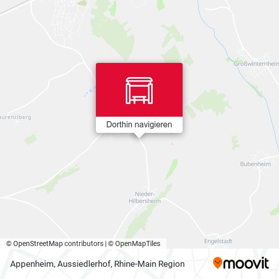 Appenheim, Aussiedlerhof Karte