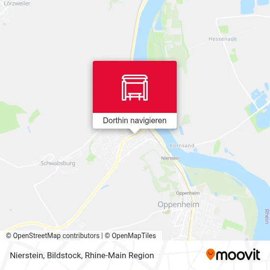 Nierstein, Bildstock Karte