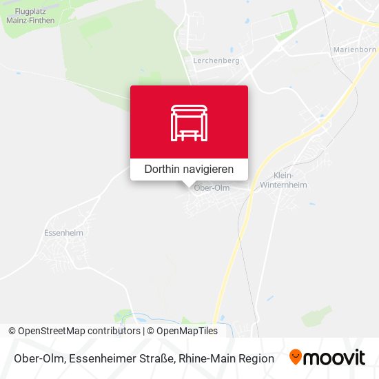 Ober-Olm, Essenheimer Straße Karte