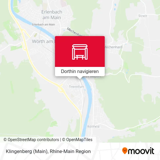 Klingenberg (Main) Karte