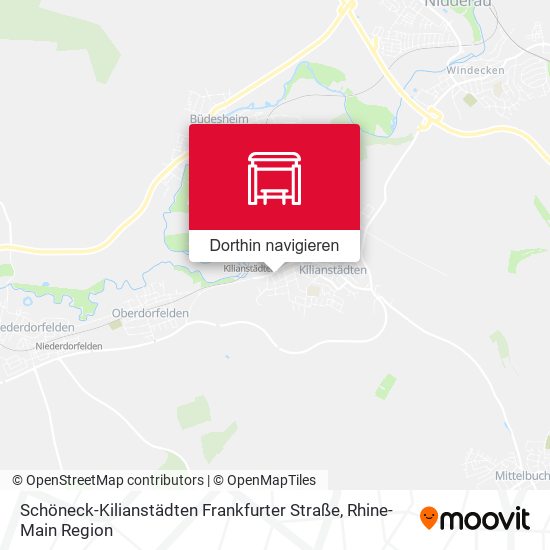 Schöneck-Kilianstädten Frankfurter Straße Karte