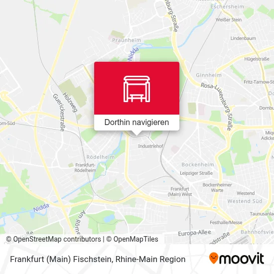 Frankfurt (Main) Fischstein Karte