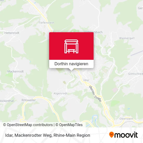 Idar, Mackenrodter Weg Karte