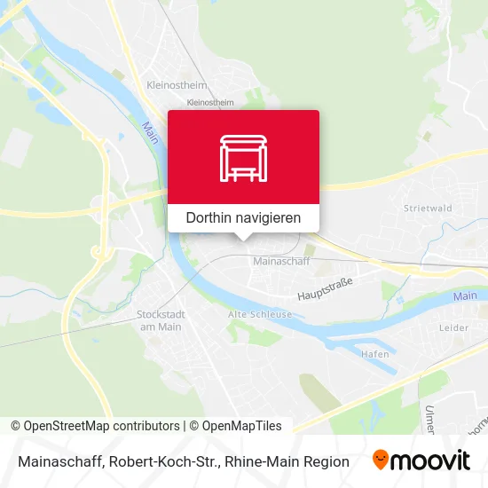 Mainaschaff, Robert-Koch-Str. Karte