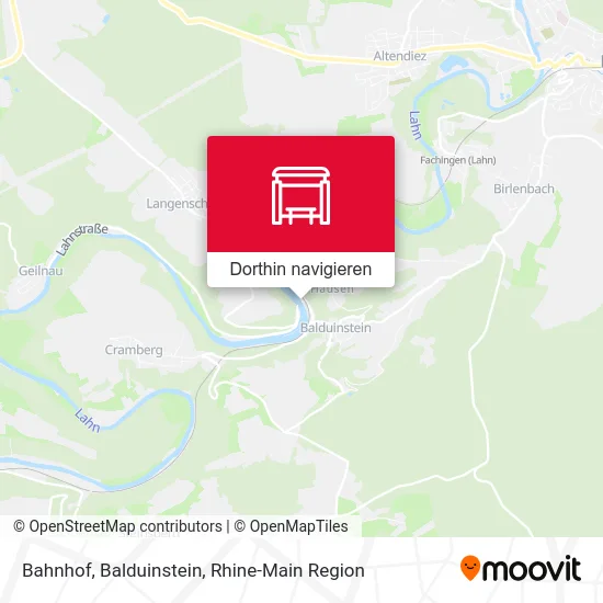 Bahnhof, Balduinstein Karte