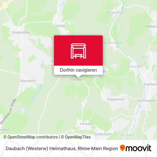Daubach (Westerw) Heimathaus Karte