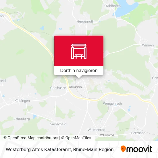 Westerburg Altes Katasteramt Karte