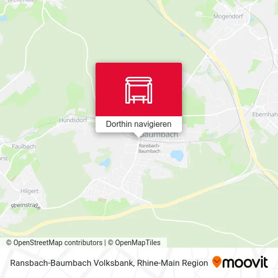 Ransbach-Baumbach Volksbank Karte