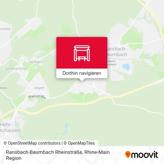 Ransbach-Baumbach Rheinstraße Karte