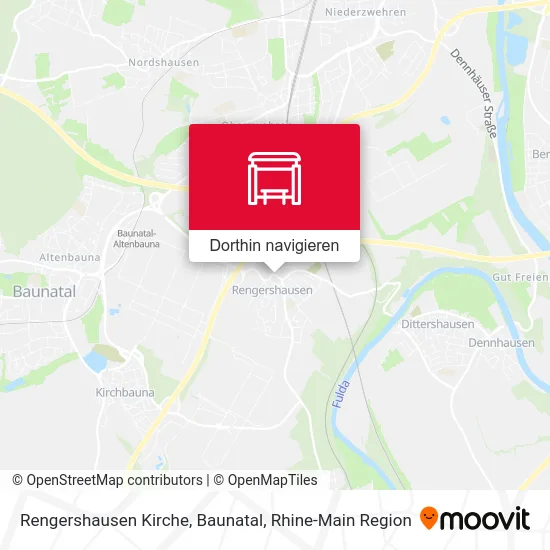 Rengershausen Kirche, Baunatal Karte