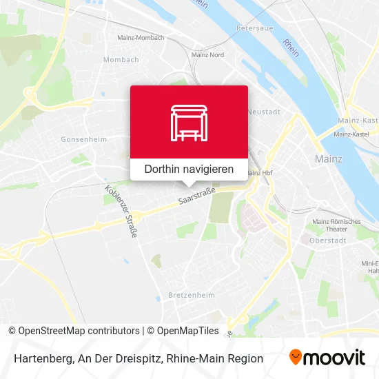 Hartenberg, An Der Dreispitz Karte