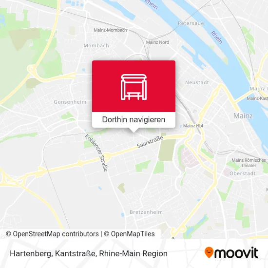 Hartenberg, Kantstraße Karte