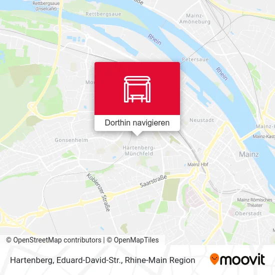 Hartenberg, Eduard-David-Str. Karte