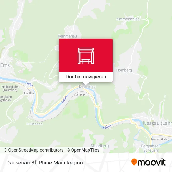 Dausenau Bf Karte