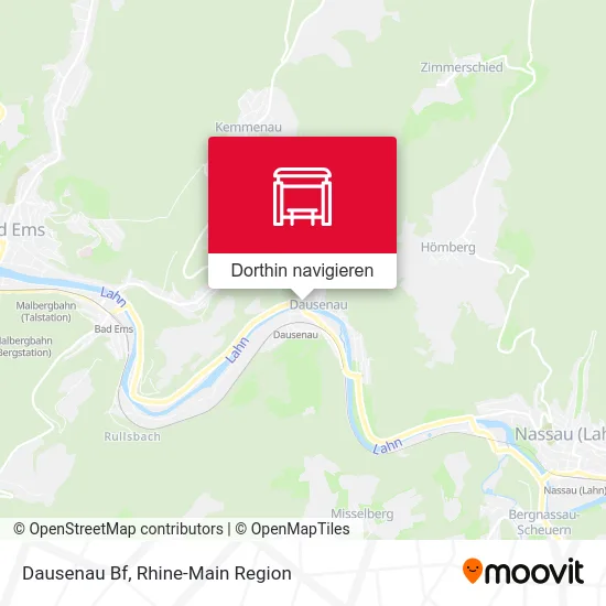 Dausenau Bf Karte